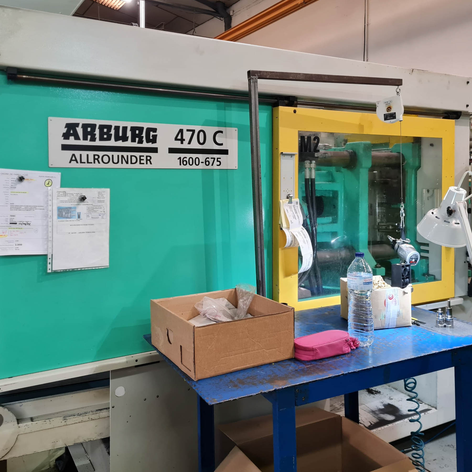 ARBURG 470 C ALLROUNDER 1600-675 160t injection molding machine (1999) id10936